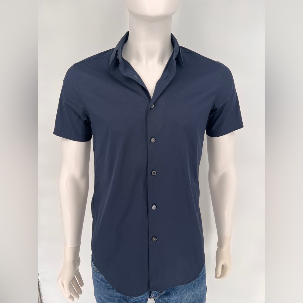 NWT Theory Sylvain Short Sleeve Shirt - Picture 6 of 14